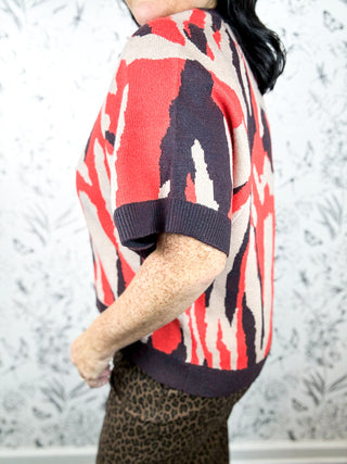 Abstract Autumn Sweater