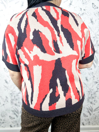 Abstract Autumn Sweater