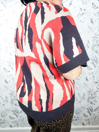 Abstract Autumn Sweater