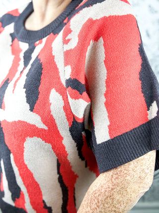 Abstract Autumn Sweater