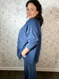 All Day Knit Denim Shacket