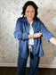 All Day Knit Denim Shacket