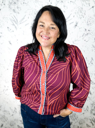 Sway Burgundy Blouse