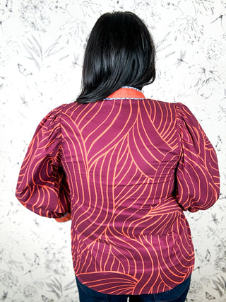 Sway Burgundy Blouse