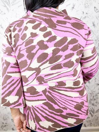 Wild Orchid Mock Neck