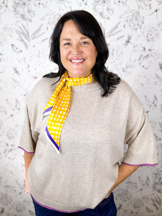 Oatmeal Boxy Knit