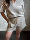Charcoal Lines Top
