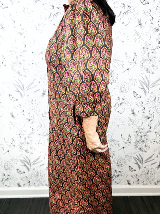 Pressed Petals Midi Dress