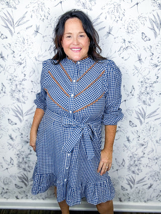 Bluegrass Belle Scalloped Mini Dress