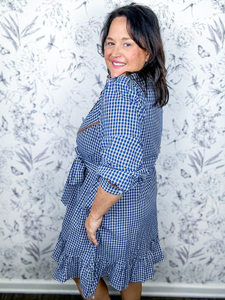 Bluegrass Belle Scalloped Mini Dress