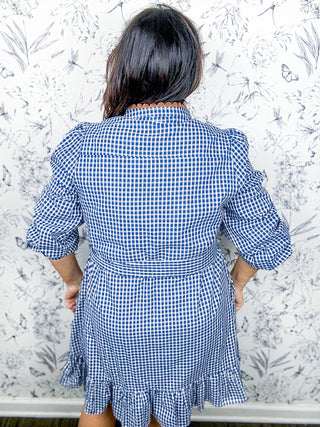 Bluegrass Belle Scalloped Mini Dress