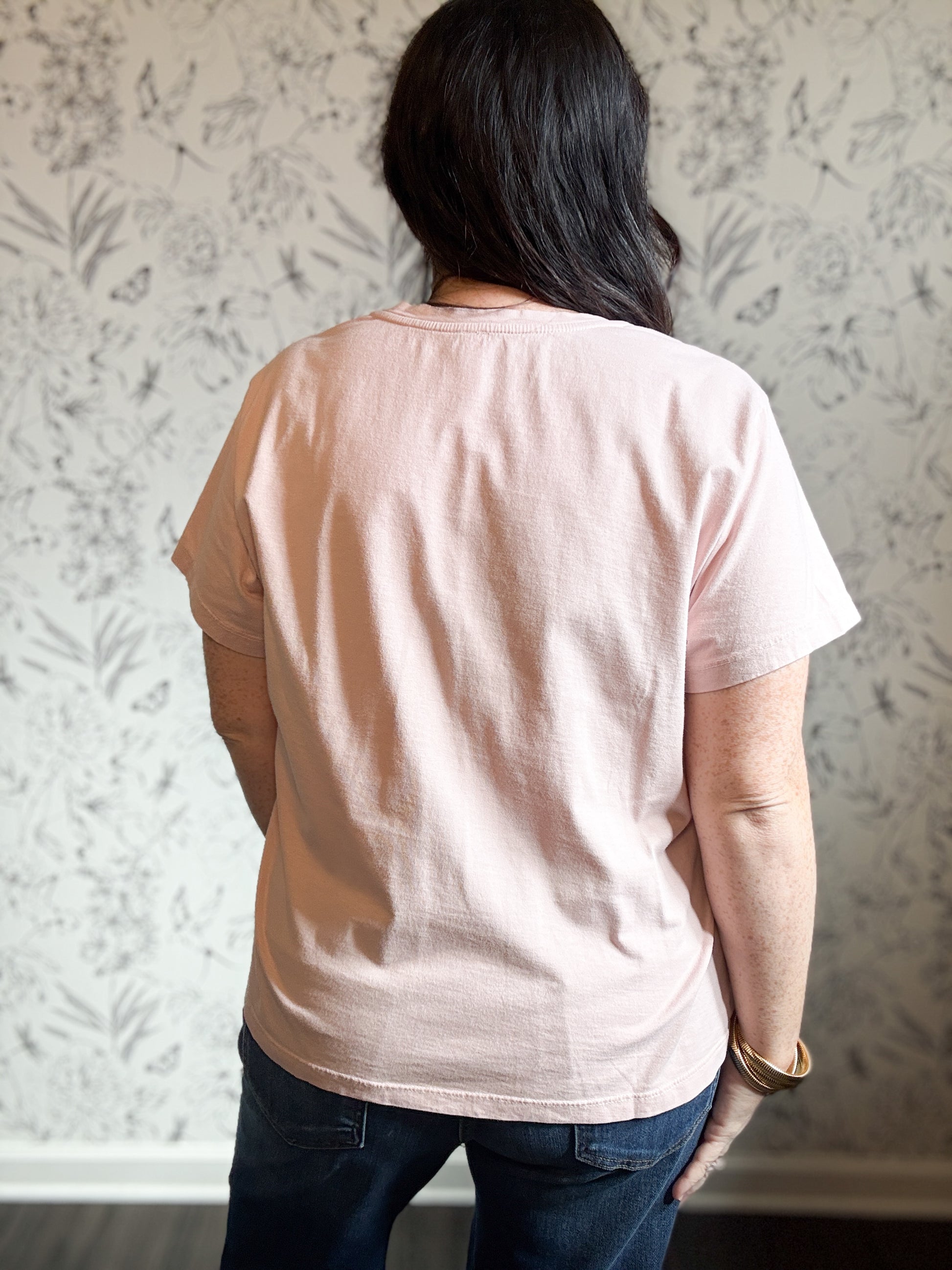 Rosewater Basic Tee - Best & Co. Boutique