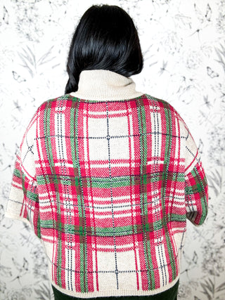 A Proper Plaid Christmas Sweater