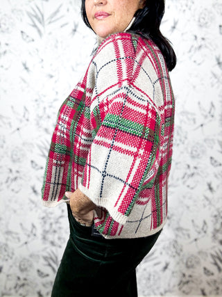 A Proper Plaid Christmas Sweater