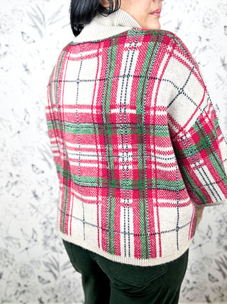 A Proper Plaid Christmas Sweater