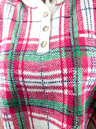 A Proper Plaid Christmas Sweater