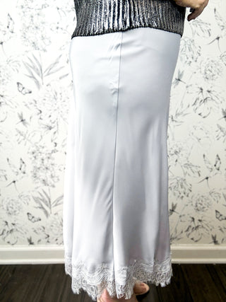 Silver Bells Slip Skirt