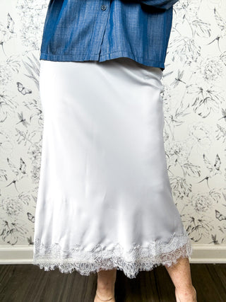 Silver Bells Slip Skirt