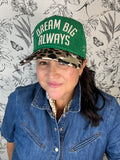 Dream Big Always Leopard Trucker Poppy & Pine