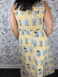 Sunshine Palms Striped Midi Dress
