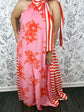 Aloha Ribbon Maxi Dress