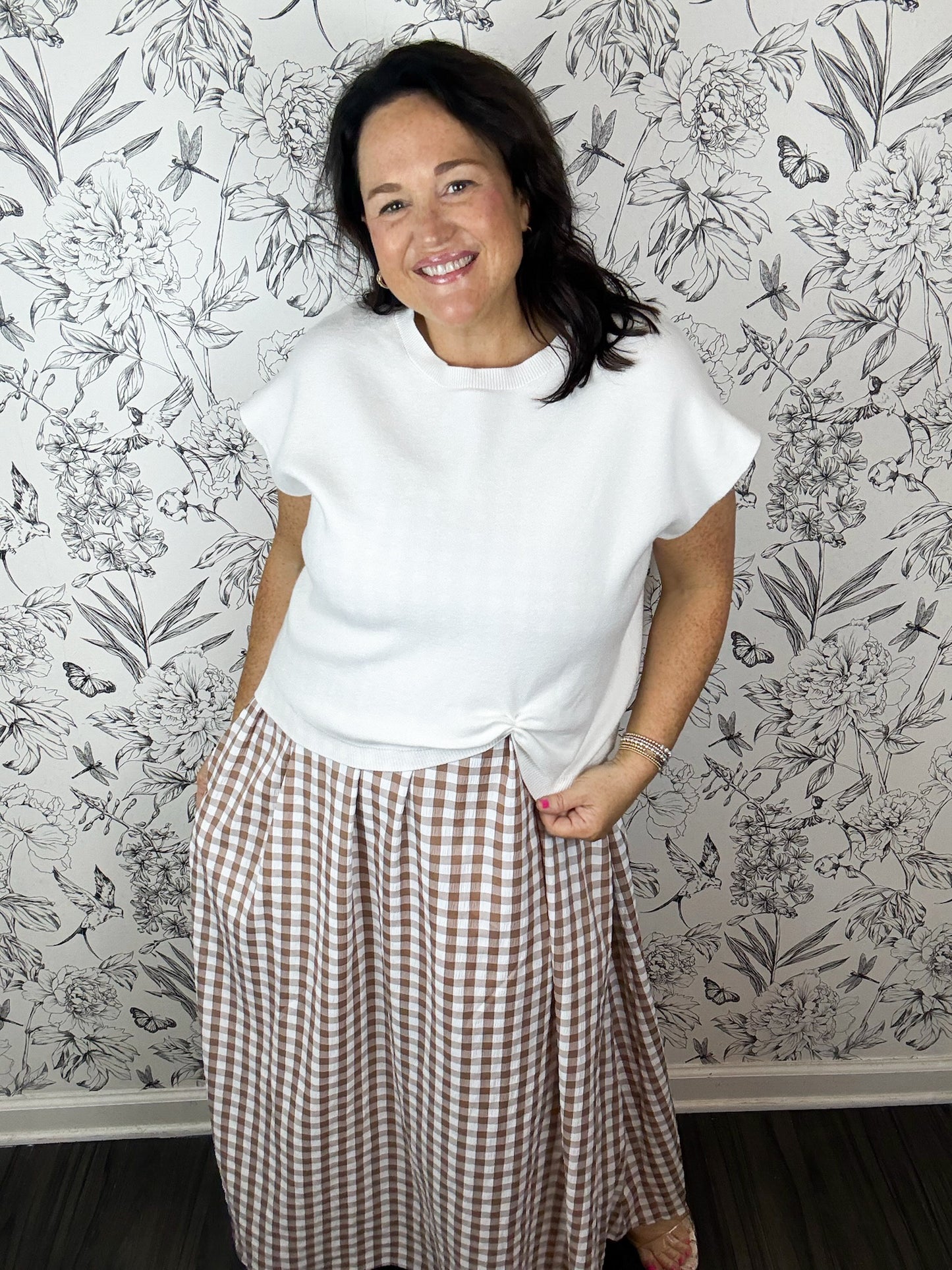 Picnic Perfect Gingham Midi