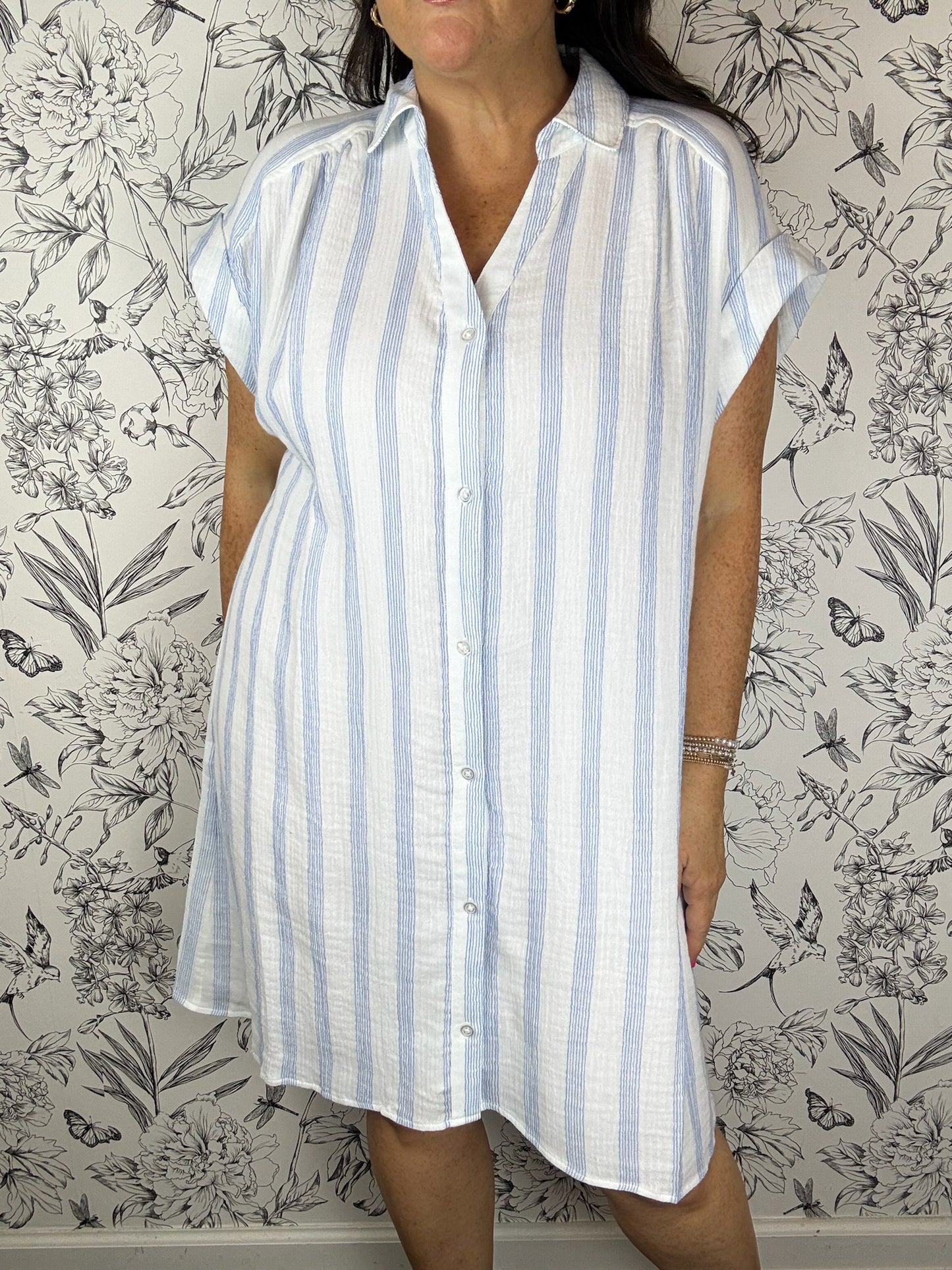 Shellbound Striped Dress | Sea Salt