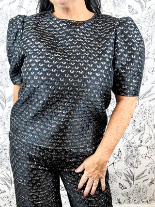 Romy Lurex Blouse
