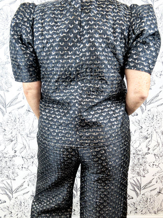 Romy Lurex Blouse