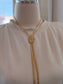 Knotty Lariat Necklace