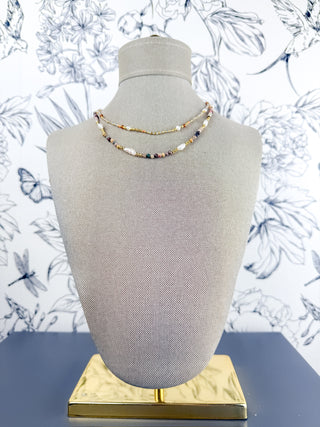 Leona Mini Beaded Necklace