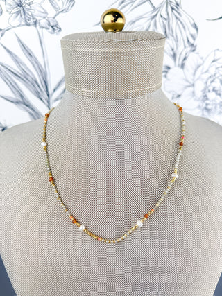 Leona Mini Beaded Necklace