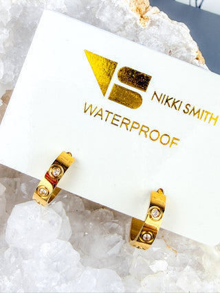 Corinne Gold Hoops