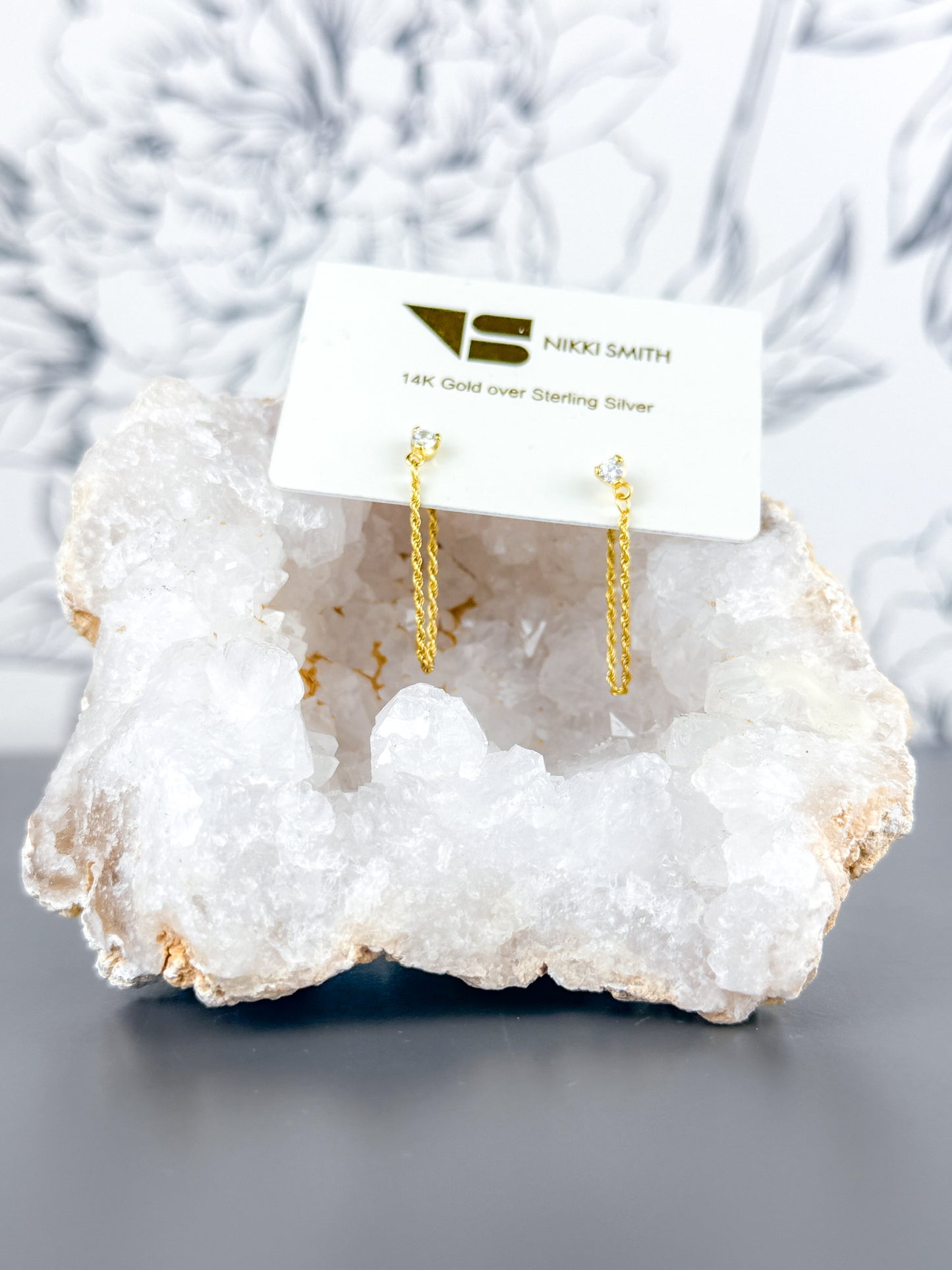Lucinda Chain Drop Studs