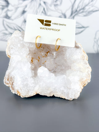 Sutton Crystal Hoops-Small