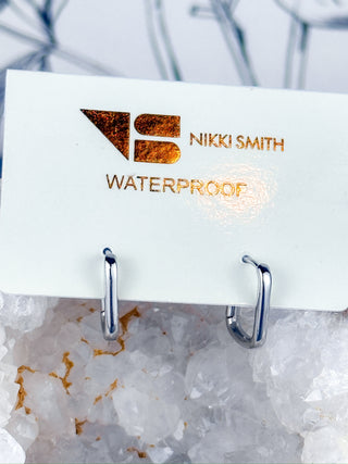 Cara Hoop Earrings | Silver