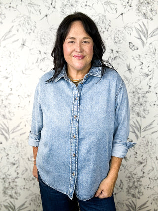 Blue Monday Button Down | Denim