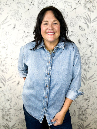 Blue Monday Button Down | Denim