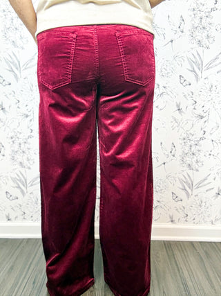 The Jean Velveteen | Cranberry