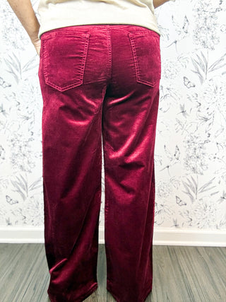 The Jean Velveteen | Cranberry