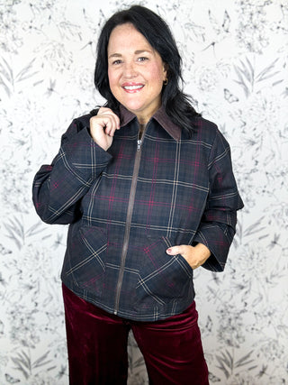 Field & Vine Vintage Plaid Jacket