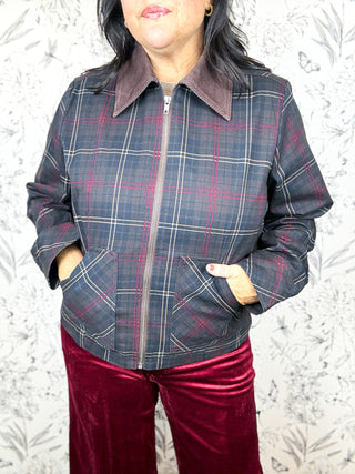 Field & Vine Vintage Plaid Jacket