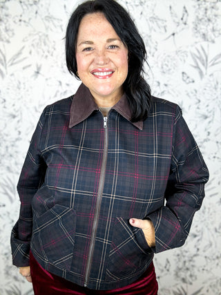 Field & Vine Vintage Plaid Jacket