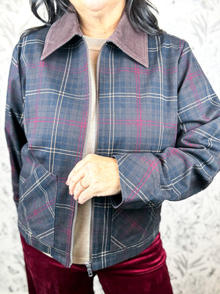 Field & Vine Vintage Plaid Jacket