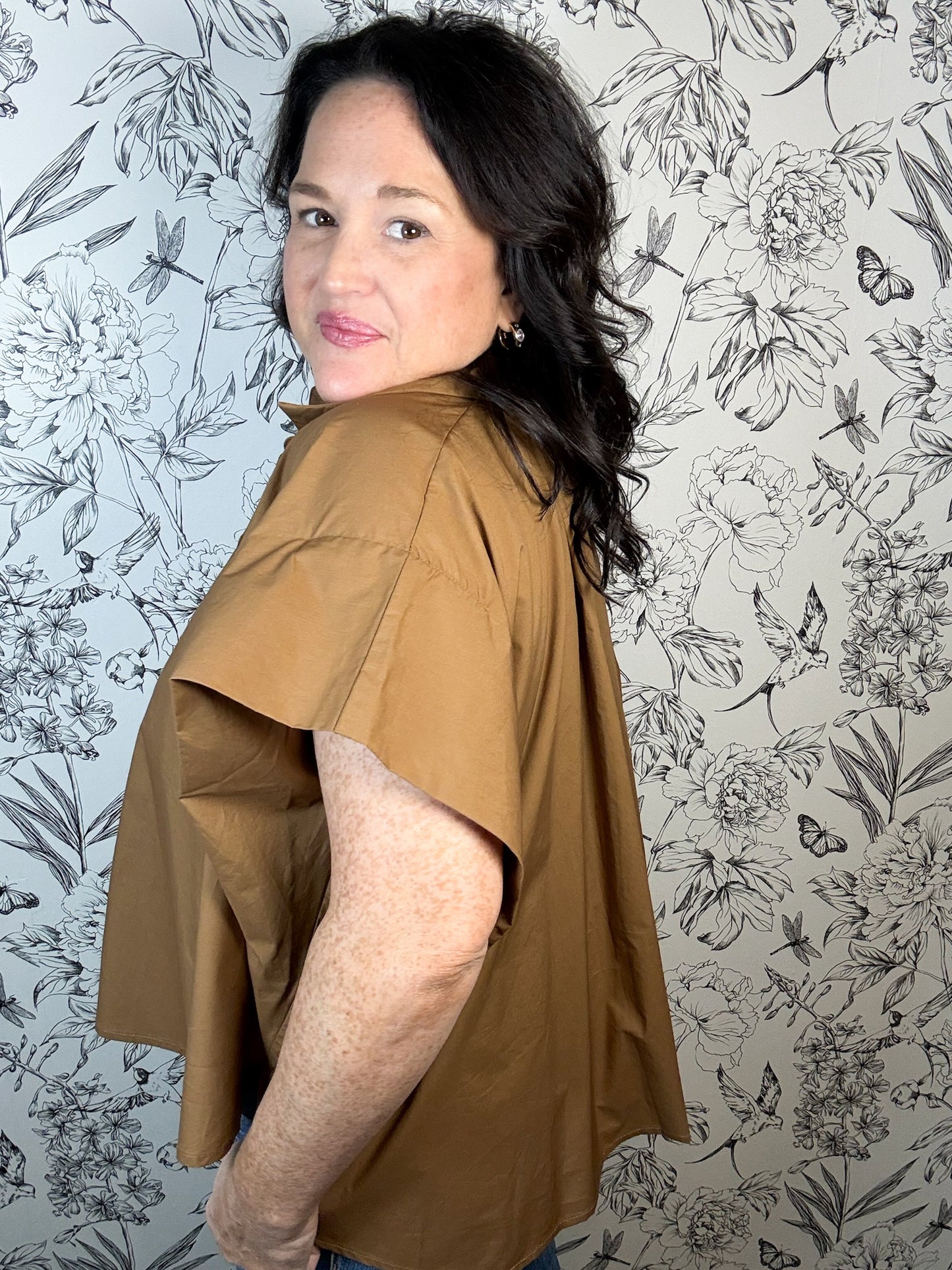 The Classic Boxy Top | Caramel