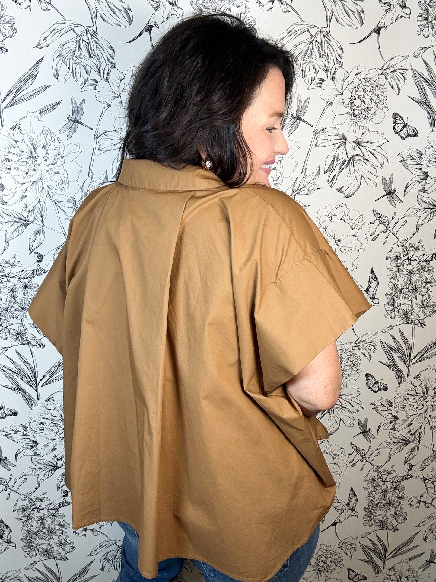 The Classic Boxy Top | Caramel