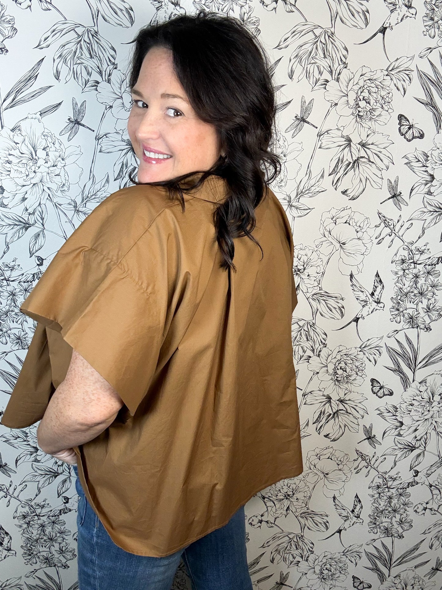 The Classic Boxy Top | Caramel
