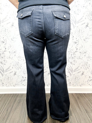 Ana High Rise Flare | Black Blisses