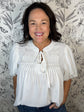 Heirloom Pintuck Blouse in Curvy