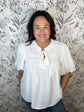Heirloom Pintuck Blouse in Curvy
